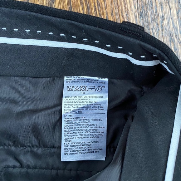 NWOT Banana Republic Sloan Pant - Black - Size 0P - Picture 6 of 11